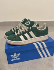 adidas Campus 00s J Green/White Suede Low Top Sneakers US 5