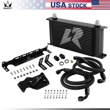 19 Row Oil Cooler Kit For Bmw F32 F33 F36 420i X3 G01 G32 Gt F20 F21 120i B46 Bk