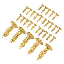 30pcs Gold Pickguard Screws For / Electric Guitar T1I55709