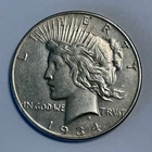 1934 US $1 Silver Peace Dollar Coin
