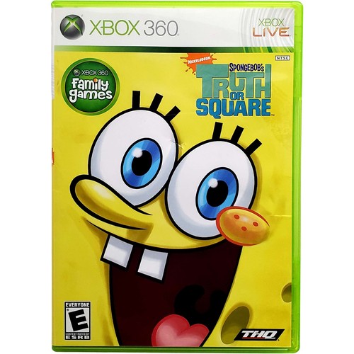 SpongeBob's Truth Or Square - Microsoft Xbox 360 Tested 1Y Guarantee - Picture 1 of 9