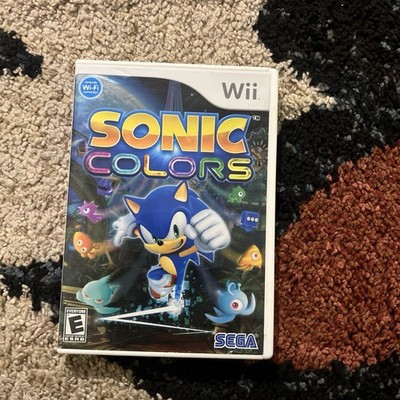 Sonic Colors (Nintendo Wii, 2010) Video Game Complete w/ Manual 