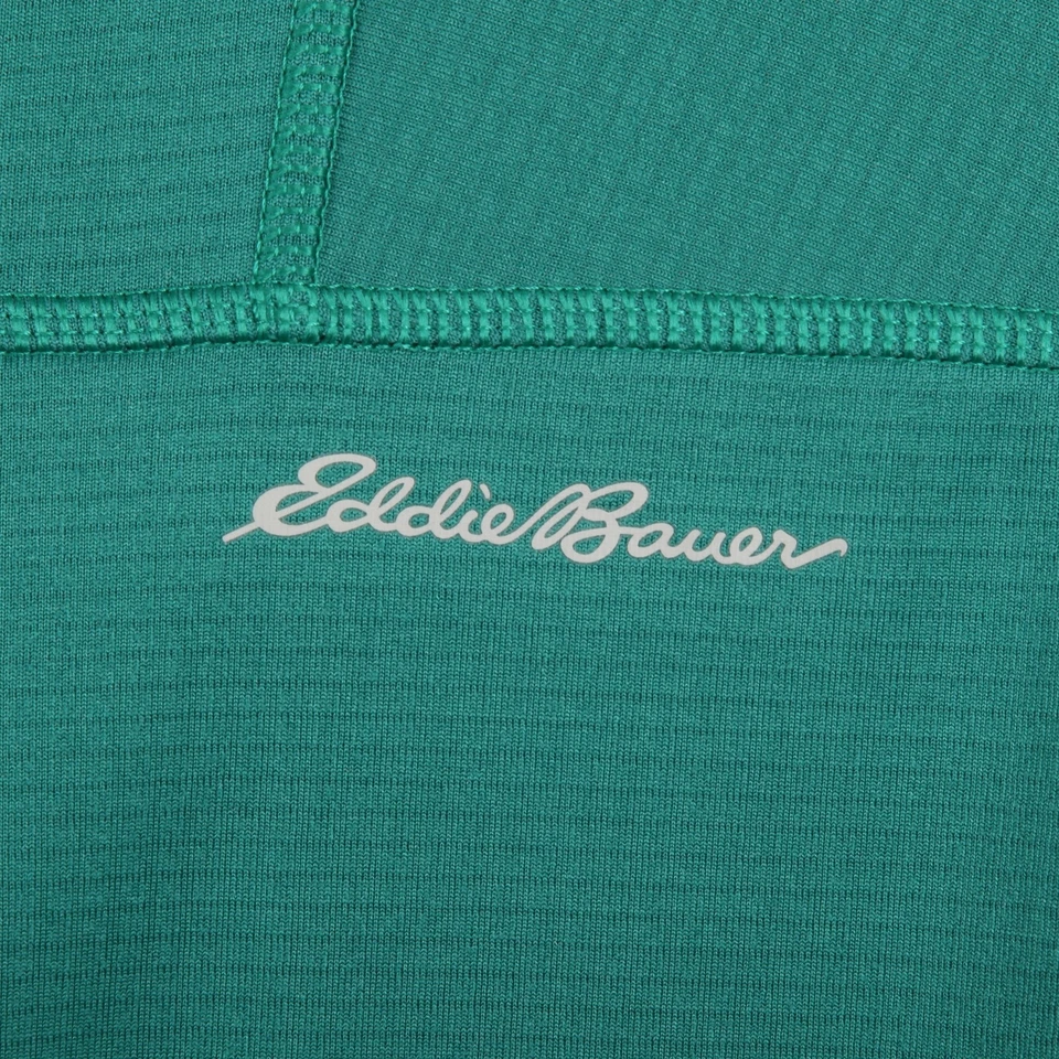 Eddie Bauer First Ascent FreeHeat Sudadera con Capucha Para Hombres 2XL Verde Rejilla Vellón Media Cremallera Foto 3 de 4