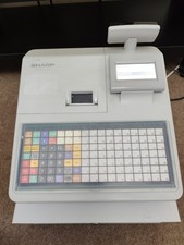 Sharp XE-A217B Electronic Cash Register Till with a Movable Display Black I 737