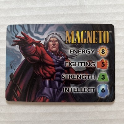 1996 FLEER/SKYBOX MARVEL OVERPOWER IQ OVERPOWER STAT CARD MAGNETO RARE