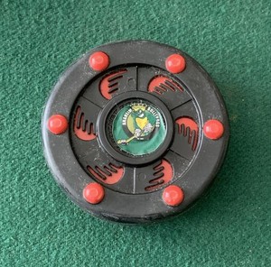 ROCKET Puck, Inline Roller Hockey, Anaheim Bullfrogs, Vintage