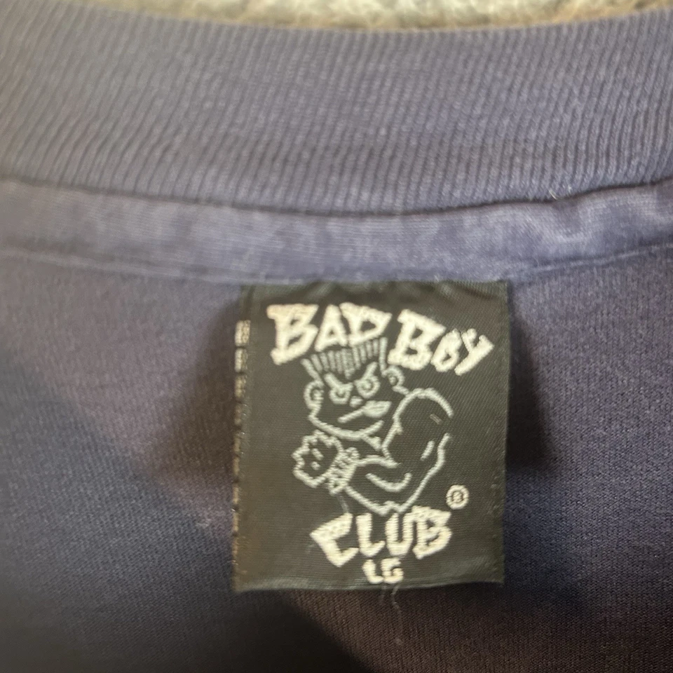 Camiseta Bad Boy Club Años 90 Para Hombre Grande Demolición Hombre Puntada Única Doble Cara Foto 3 de 4