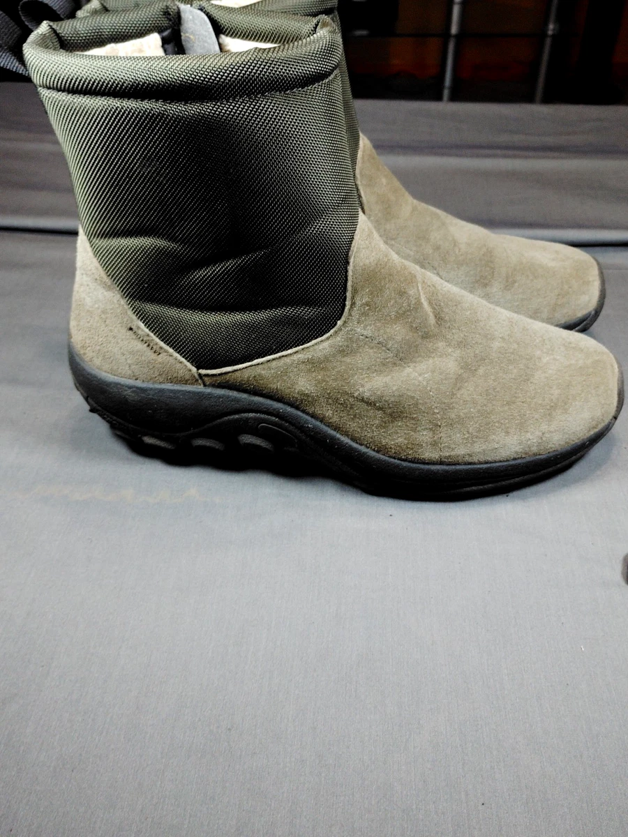 Zip Leather Upper Green Boots for Men for sale | eBay display picture 2
