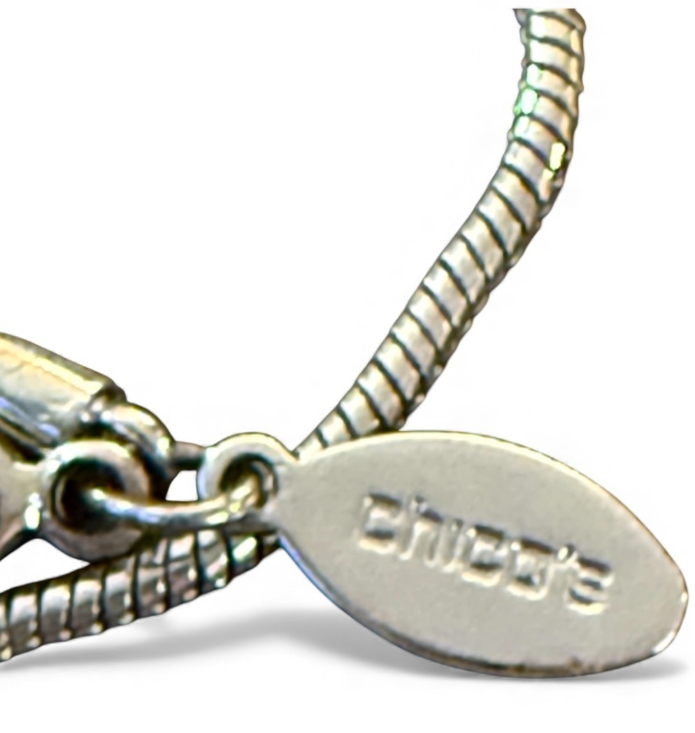 12.25" Chico's Bubble Collar Statement Necklace G… - image 3