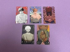 The Summer Hikaru Died Holographic Foil Art Card Set of 5 Japan  Not for Sale