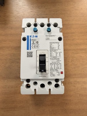 PDG13M0080TFFJ EATON POWER DEFENSE 3P 80A 600V CIRCUIT BREAKER Missing 1 Lug