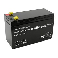 Multipower MP7.2-12 12V 7,2Ah VdS AGM