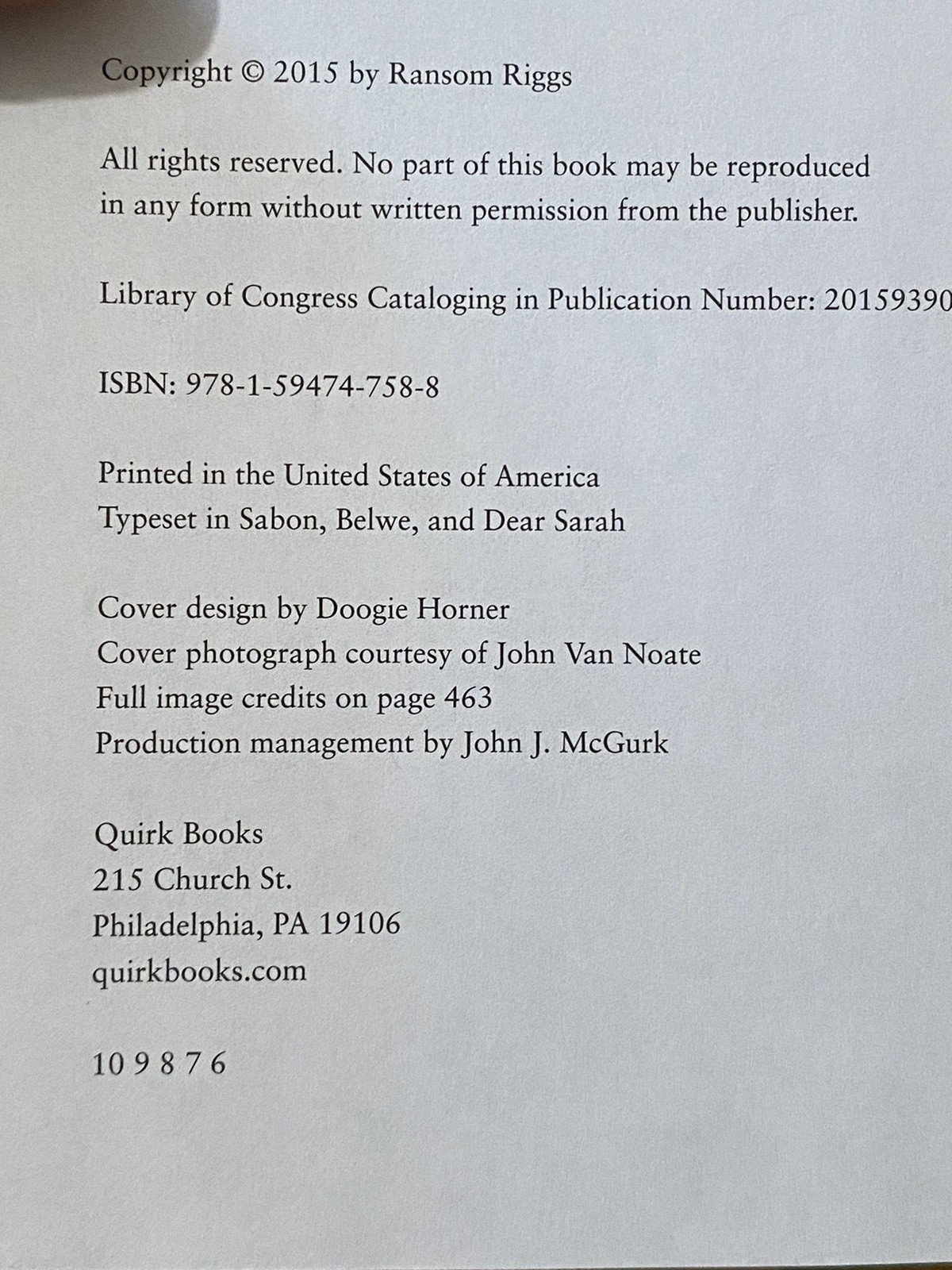 Miss Peregrine’s Home for Peculiar Children 3 HC Book Lot 1,2,3 Ransom Riggs