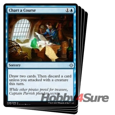 Chart A Course X4 M/NM Magic: The Gathering MTG Ixalan