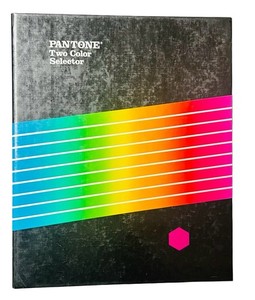 Vintage Pantone Color Selector Coated & Uncoated Binder Book 1985 COMPLETE