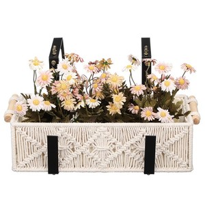 Planter Box Brackets 2 Pcs Adjustable For Railing Flower Support