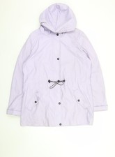 Womens UK Size 12 NEXT Purple Parka Coat