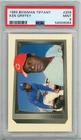 Ken Griffey Sr and Jr 1989 Bowman Tiffany #259 RC Rookie PSA 9 Only 6,000 Sets