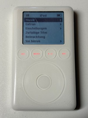 Apple iPod classic 3. Generation 3g weiß (15GB) 20GB A1040 Retro touch _7