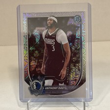 2025-26 Bowman Chrome - ANTHONY DAVIS Mojo Refractor Mavericks #BCV-131