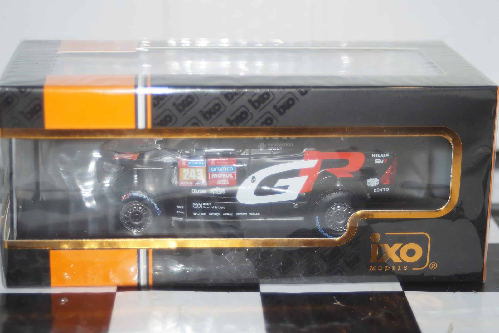 IXO Toyota GR GKR Hilux EVO Rally Dakar #243 2024 1:43 RAM931.22