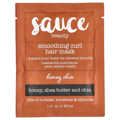 Smothing Curl Hair Mask, Honey Chia, 1 fl oz (30 ml)