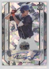 2021 Leaf Metal Draft Silver Crystals Tyler Whitaker #BA-TW1 Auto 16cm