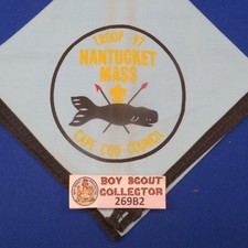 Boy Scout Troop 97 Nantucket Mass Neckerchief Cape Cod Council 269B2