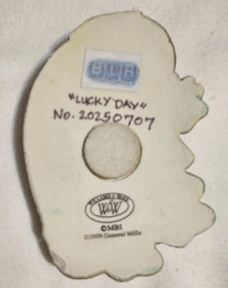  PILLSBURY DOUGHBOY POPPIN' FRESH LUCKY DAY FAUX BRASS MAGNET Willabee & Ward - Image 2 of 3