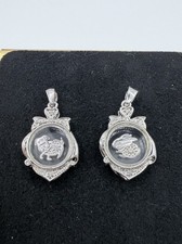 Lot of 2 18K White Gold Filled Spinning Chine...