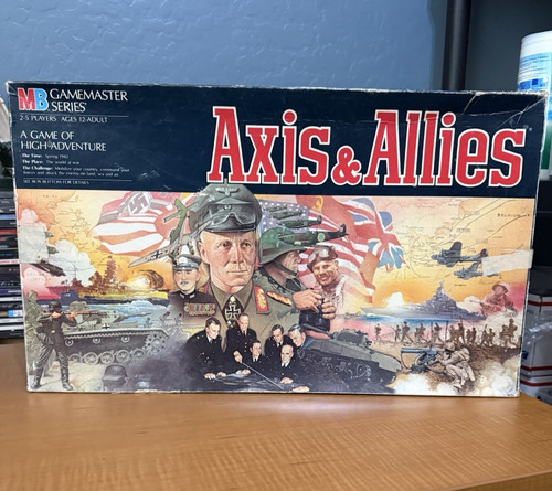 Vintage 1984 Milton Bradly Axis & Allies Gamemaster Series Spring 1942