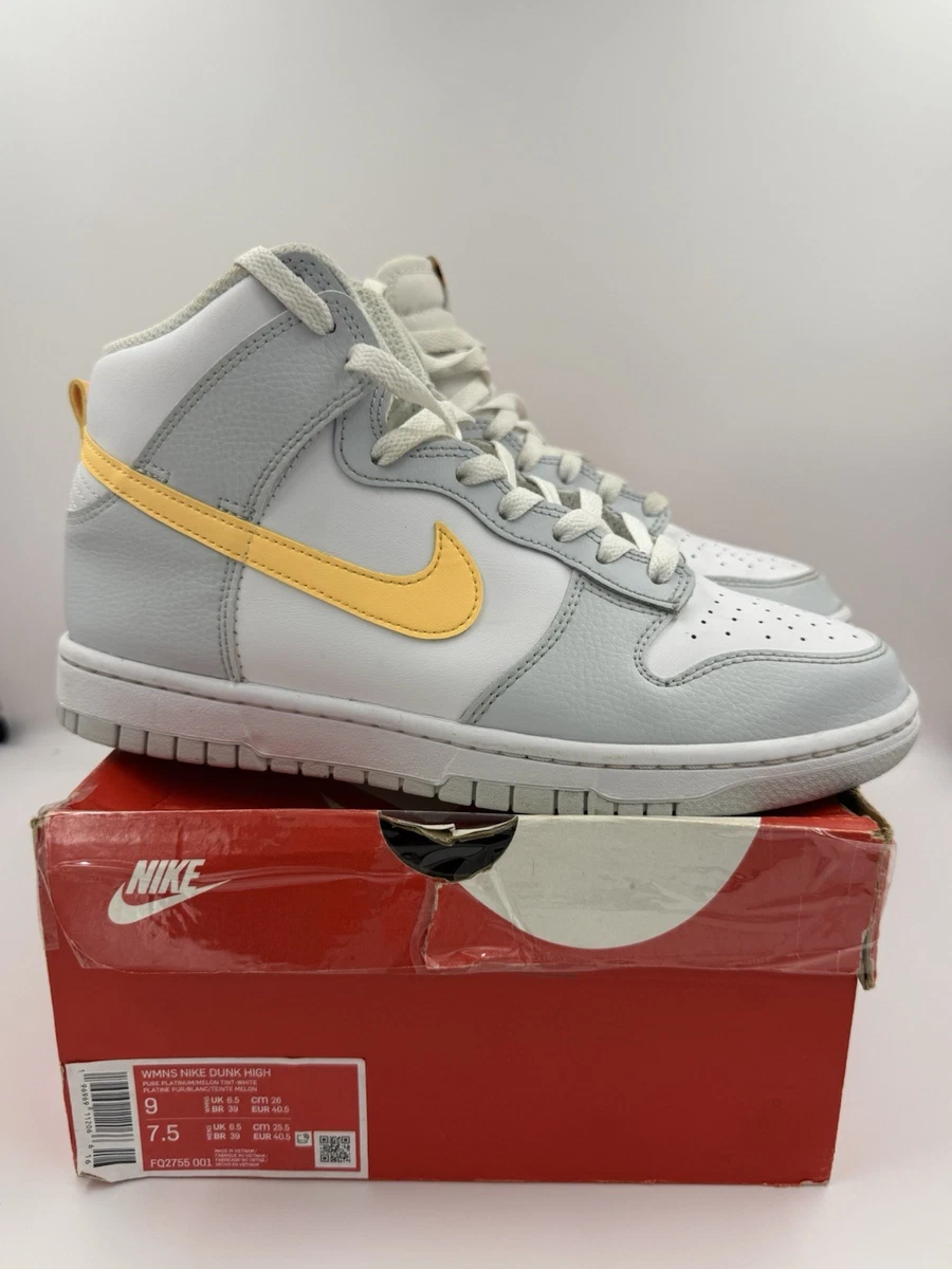Nike Dunk High Gray W for sale | eBay