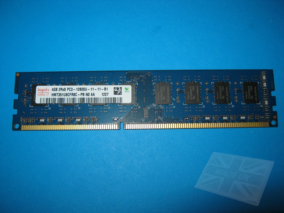 Hynix 4GB HMT351U6CFR8C-PB N0 AA PC3-12800U 1600MHz DDR3 Desktop Memory - Image 2 of 3