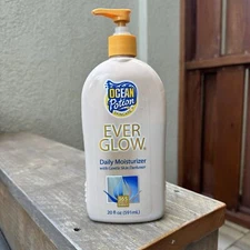 Ocean Potion Ever Glow Gradual Tanning Body Lotion Moisturizer 20oz 75% Full