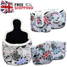 Golf Putter Cover Mallet Putter Headcover Leather Golf Mallet Golf Club Head UK