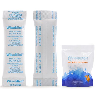 Lot De 40 Sachets Dessicants Silica Gel 500g - Emballage Tyvek, Marque Wisesorb, Neuf