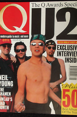 Q MAGAZINE, No 76, JAN 93 feat NEIL YOUNG, SHAMEN, SINEAD O'CONNOR, U2, QUO