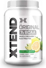 Scivation XTEND 7g BCAA's Glutamine Powder 90SRV LEMON LIME SQUEEZE