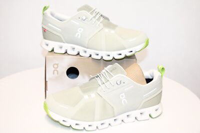 On Cloud 5 Waterproof Chalk Ice Damen Laufschuhe Größe 41 59.97758 Neu MwSt