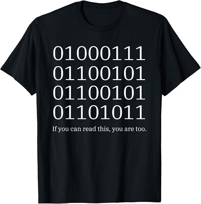 Binary Code - Funny Computer Science Programmer _ Coding Gift Unisex T-Shirt
