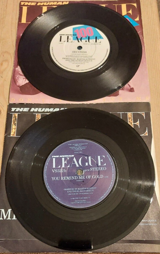 The Human League x2 singles Don’t You Want Me & Mirror man in vg condition . - Picture 8 of 8