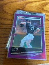 Lucas Giolito 2020 Donruss Purple Holo #76 White Sox