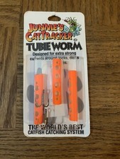 Junnies Cat Tracker Tubie Worm Orange