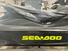 SEADOO SEAT COVER 2011-2015 GTX limited ltd IS custom BLACK CARBON FIBER D. GRAY
