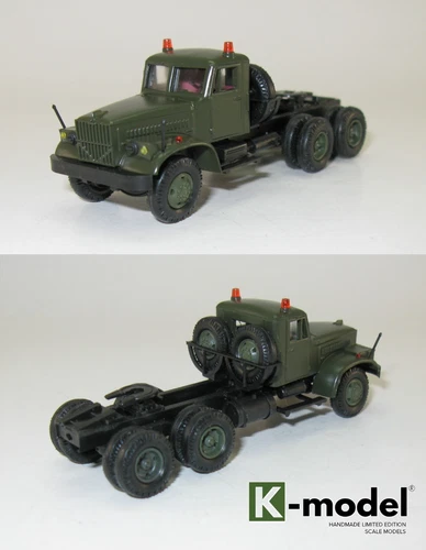 KrAZ-258 Tractor Unit 1970 Truck NVA Military - 1:87 H0