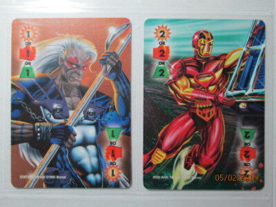 1995 MARVEL OVERPOWER POWERSURGE - LISTING TWO - {C} {U} {R} {VR} - PICK THREE