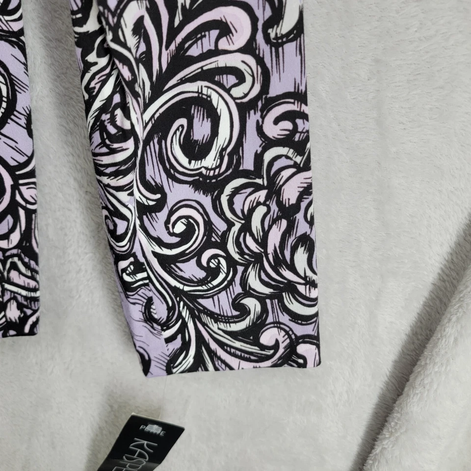 Kasper Womens Purple Pewter Open Front Blazer Jacket Long Sleeve Size 4P NWT - Image 3 of 4