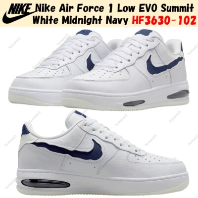 Nike Air Force 1 Low EVO Summit White Midnight Navy HF3630-102 US