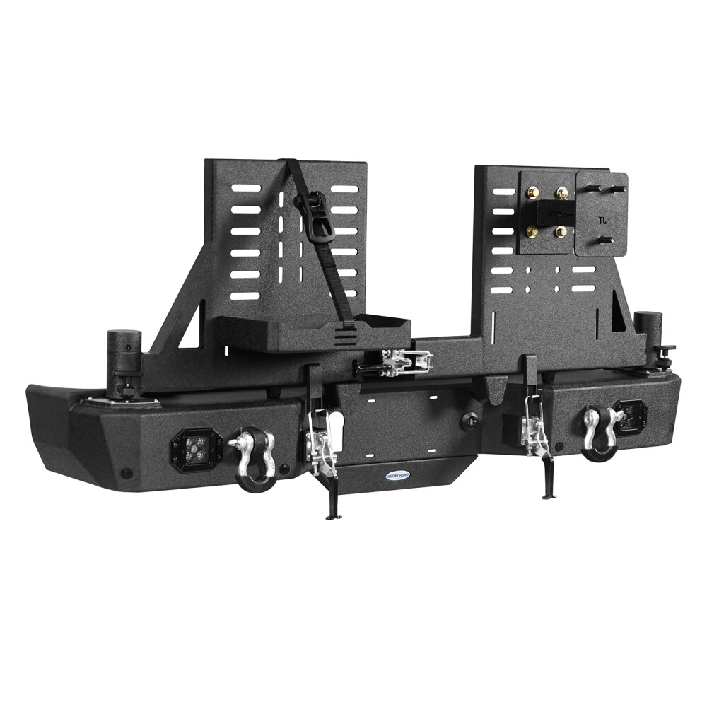 Hooke Road Rear Bumper w/Swing Arms & Tire Carrier Fits Jeep Gladiator JT 20-25