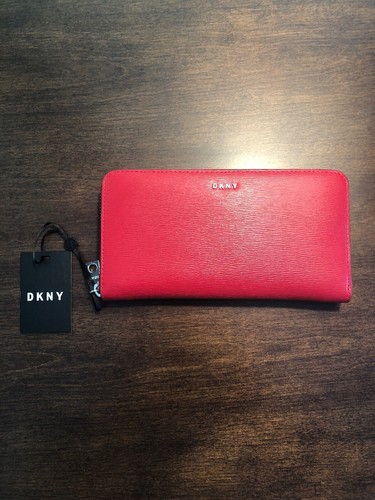 dkny silver wallet